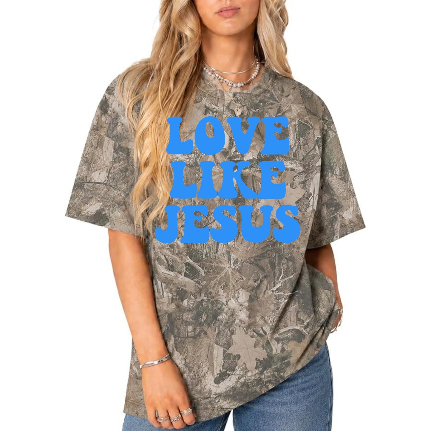 The Camo Club Love Like Jesus Tee