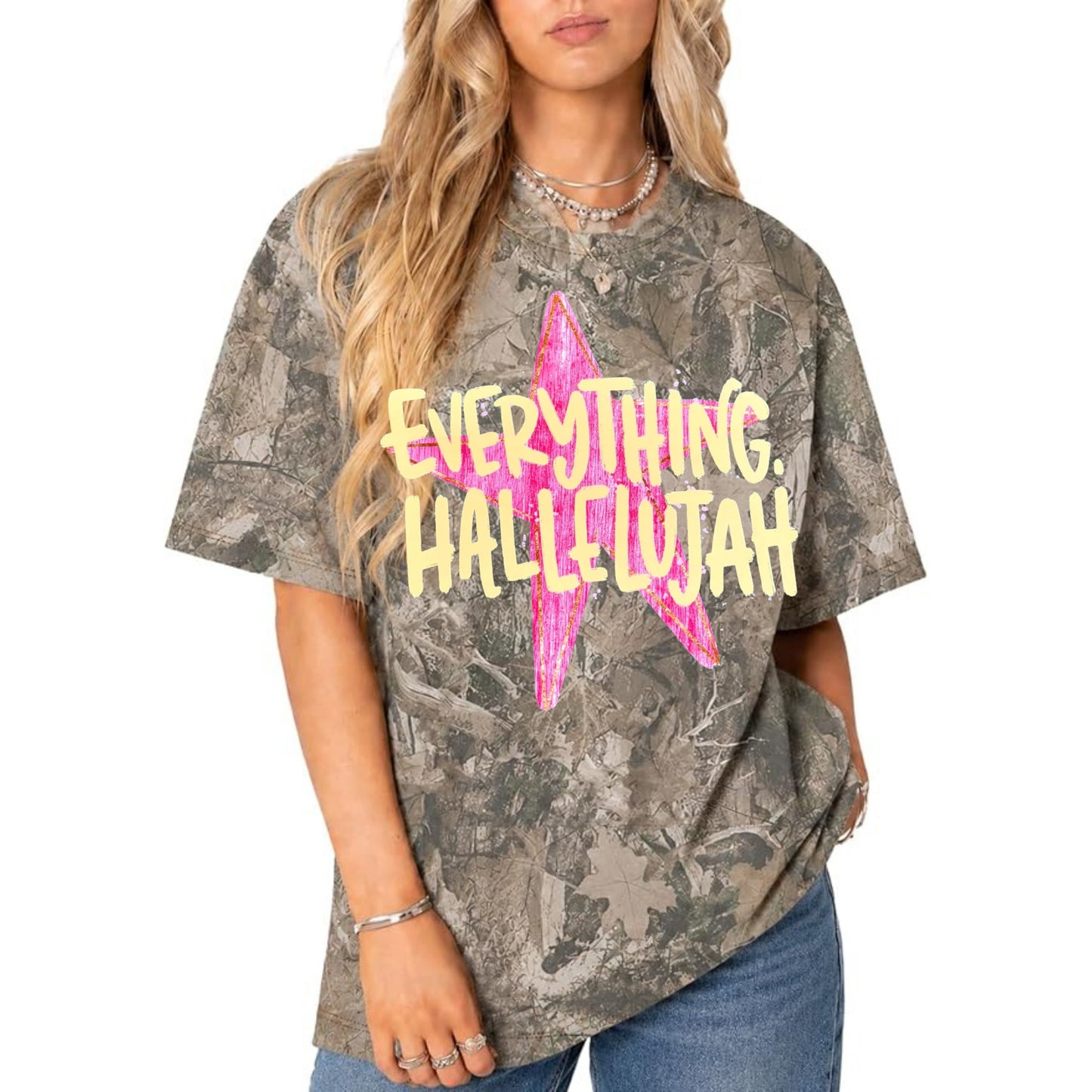 The Camo Club Everything Hallelujah Tee