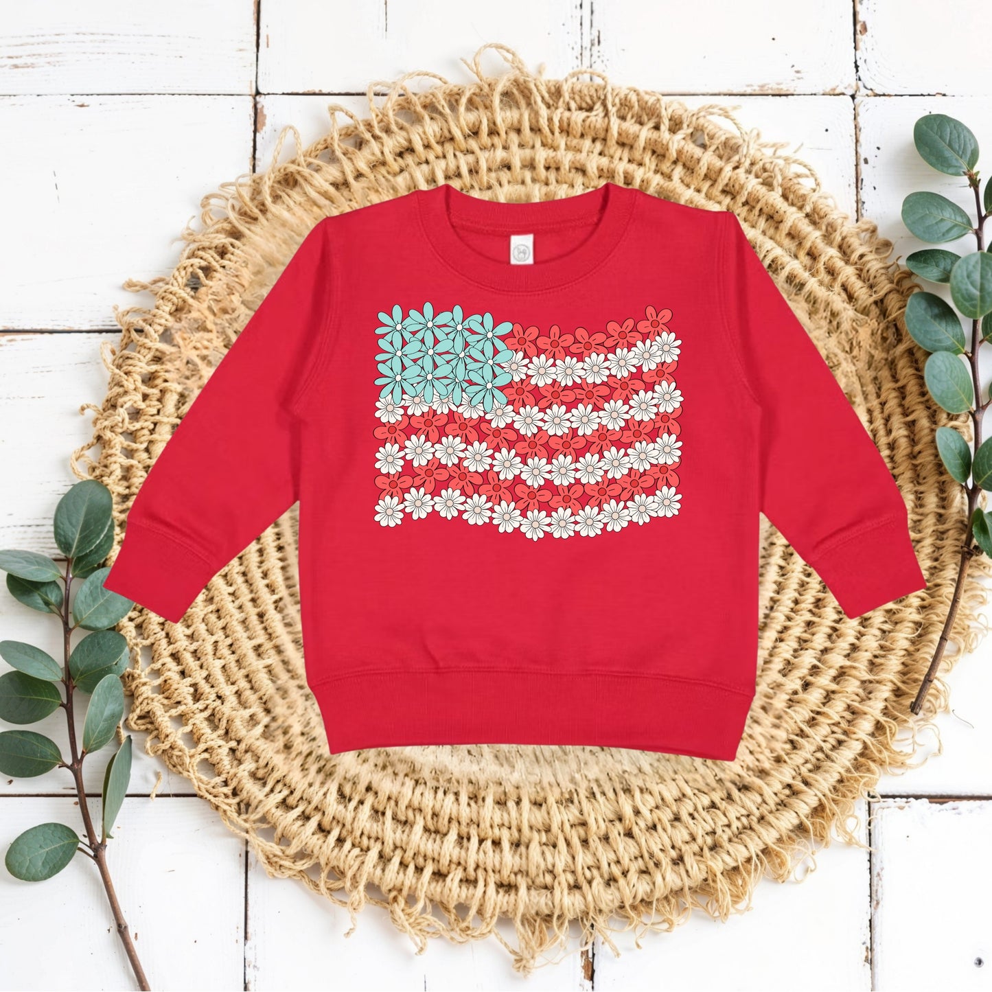 Freedom in Full Bloom ( kids tees, crewnecks & bubble rompers )