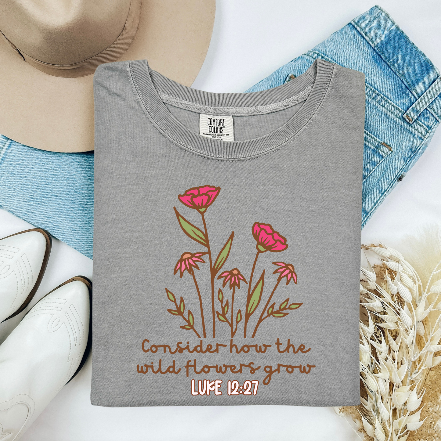 Consider where the wildflowers grow