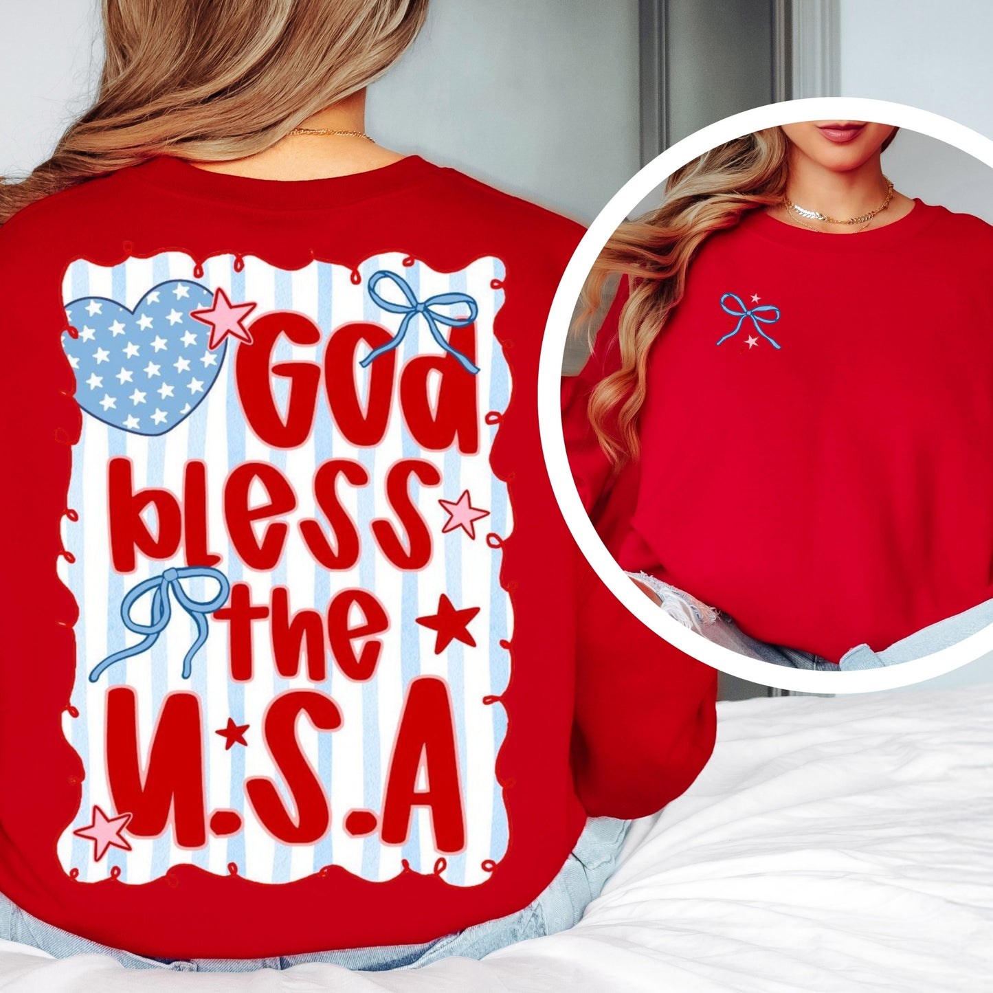 God Bless The USA Crewneck
