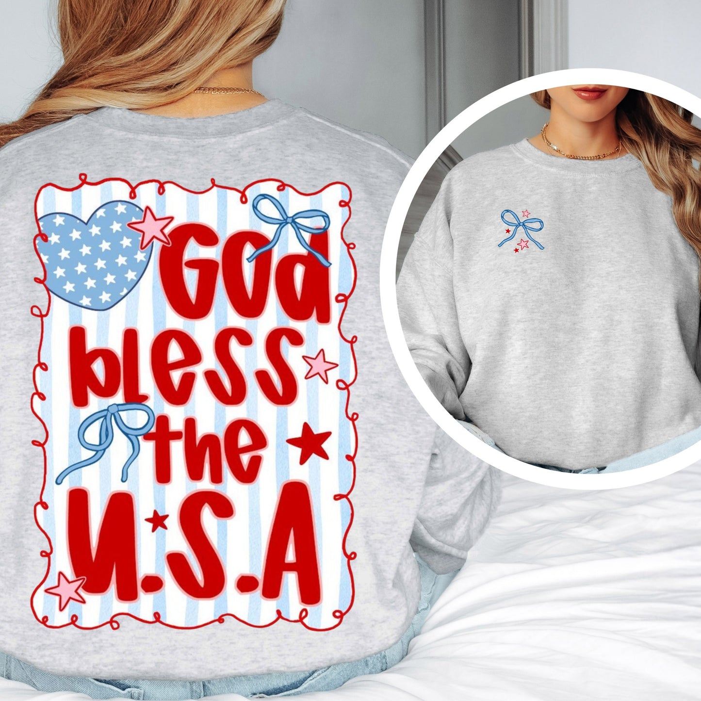 God Bless The USA Crewneck