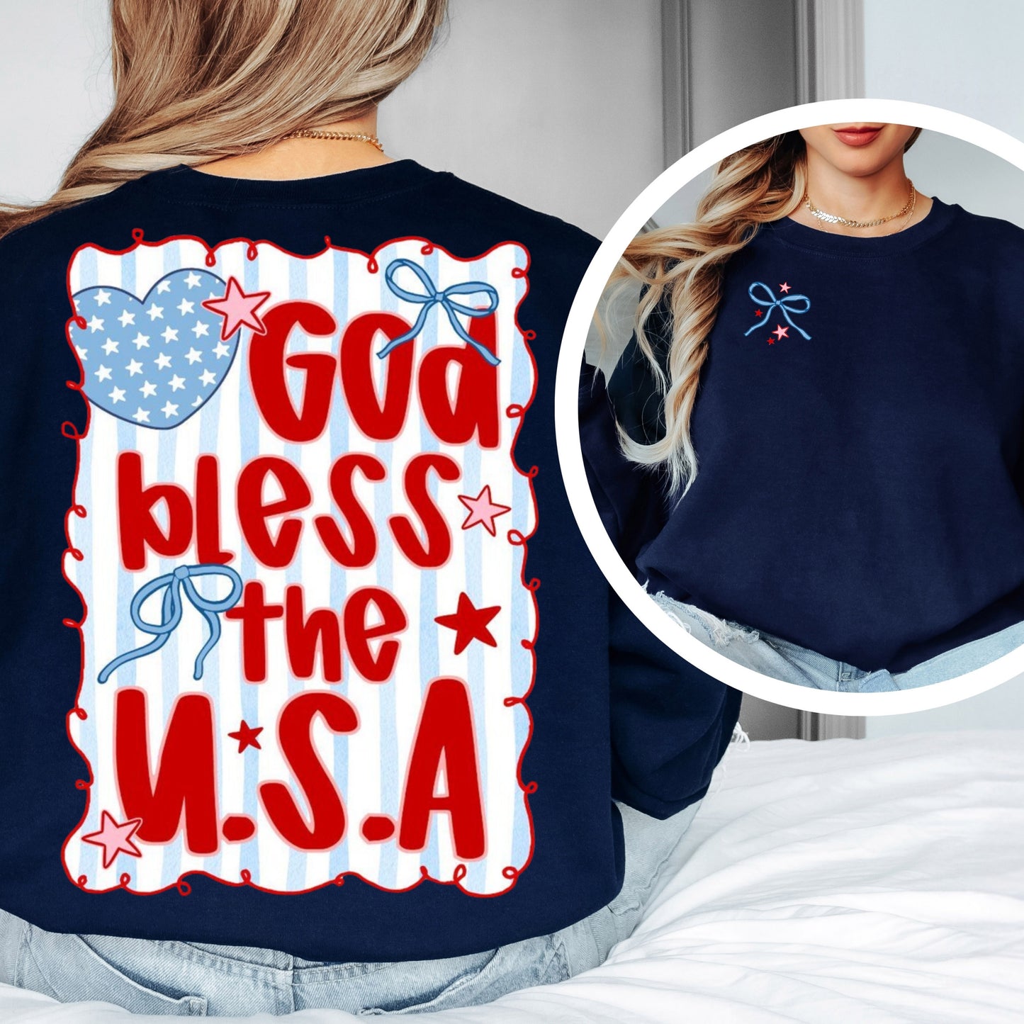 God Bless The USA Crewneck