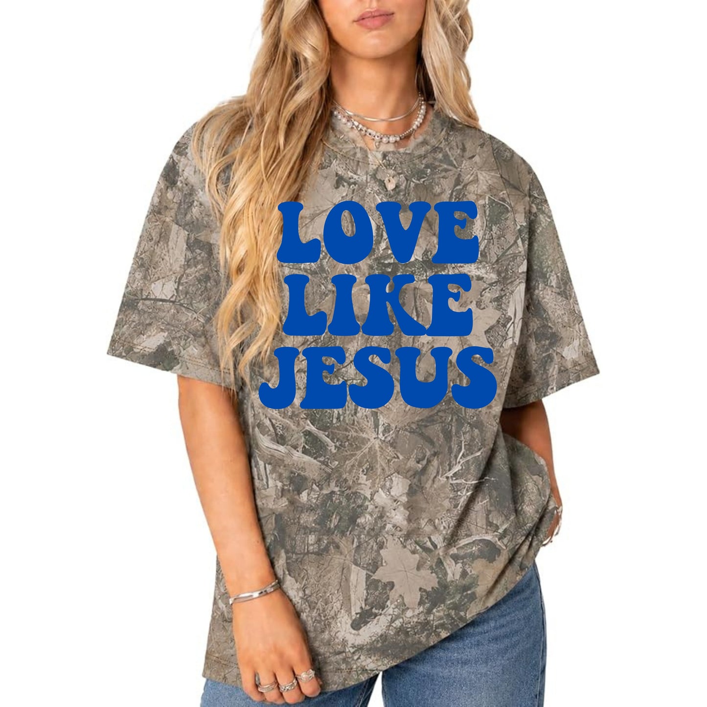 The Camo Club Love Like Jesus Tee