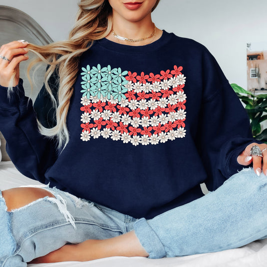 Freedom in Full Bloom Crewneck