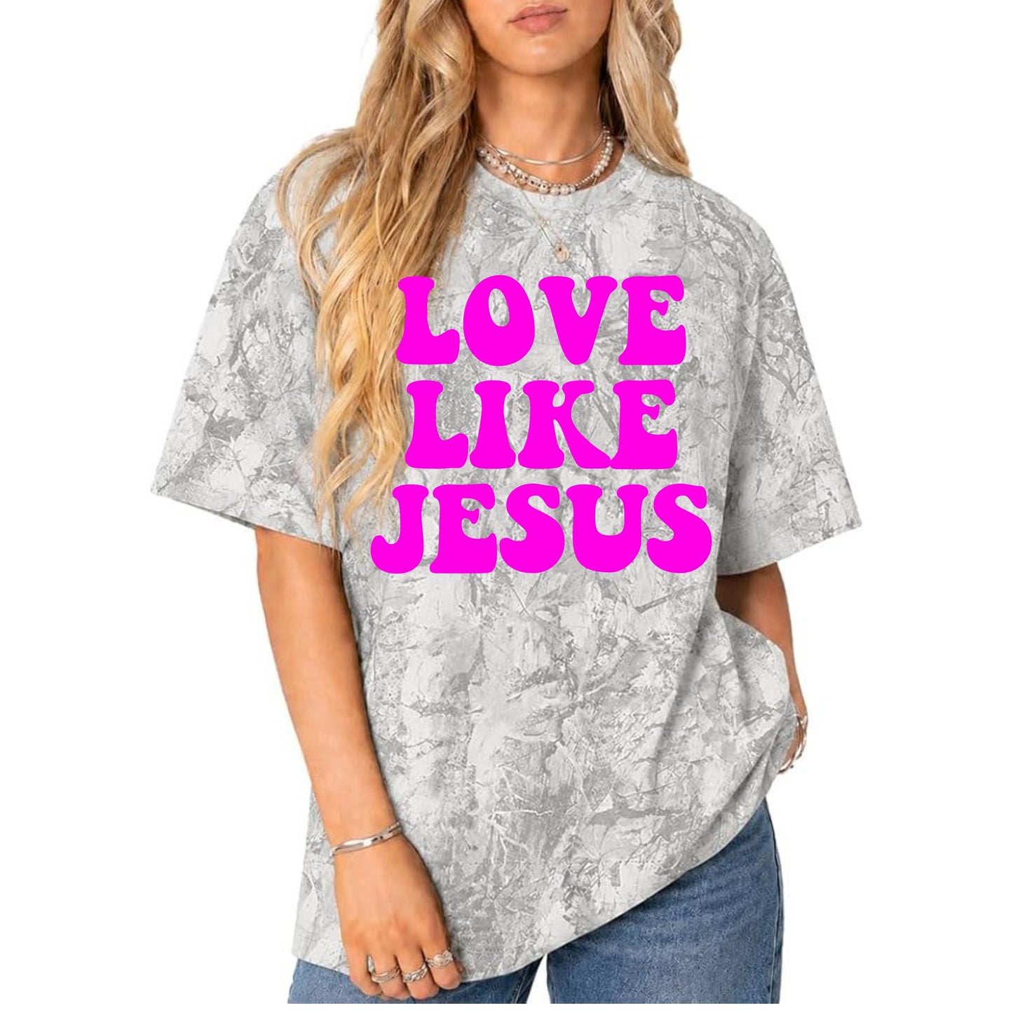 The Camo Club Love Like Jesus Tee