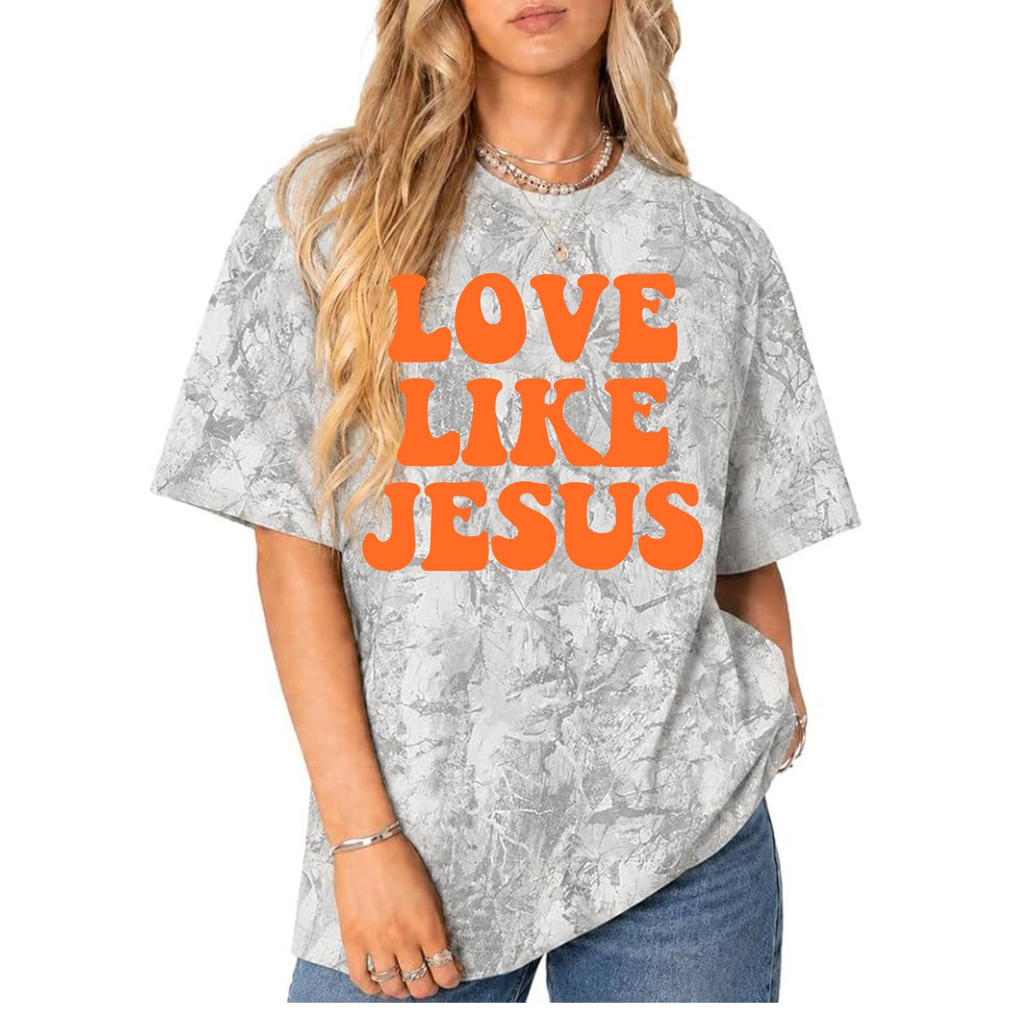 The Camo Club Love Like Jesus Tee