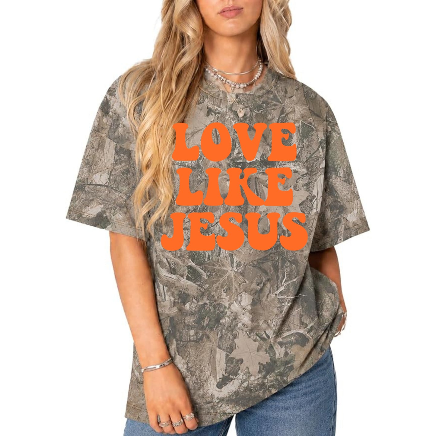 The Camo Club Love Like Jesus Tee