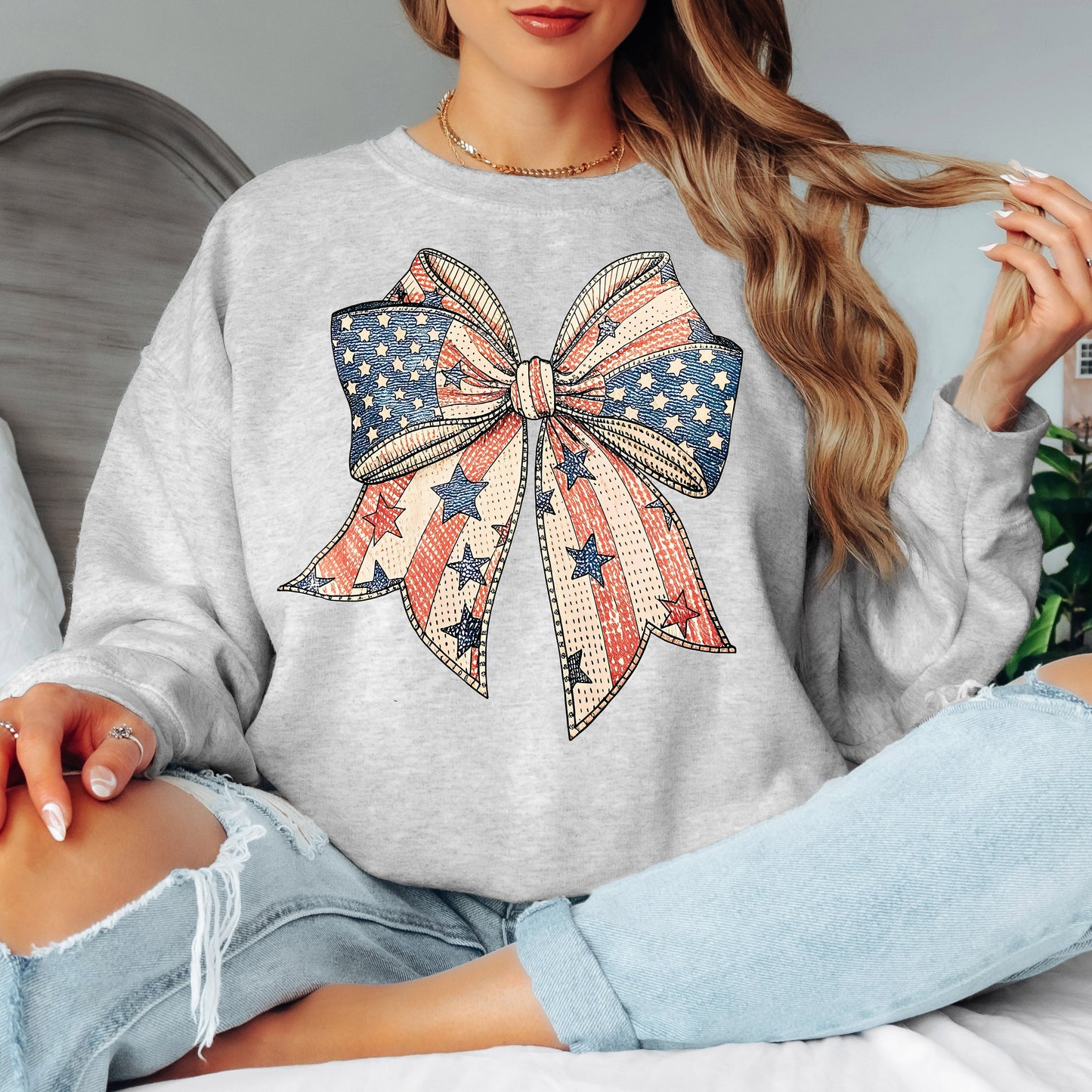 Star-Spangled Sweetheart Crewneck