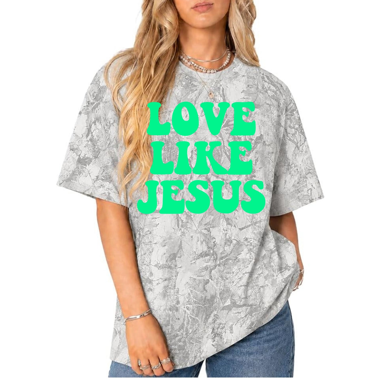 The Camo Club Love Like Jesus Tee