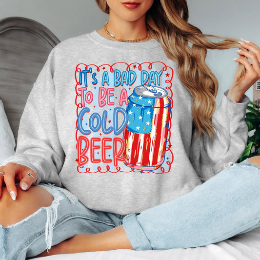 Bad day to be a cold Beer Crewneck