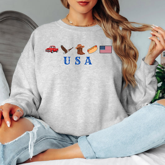 All-American Vibes Crewneck