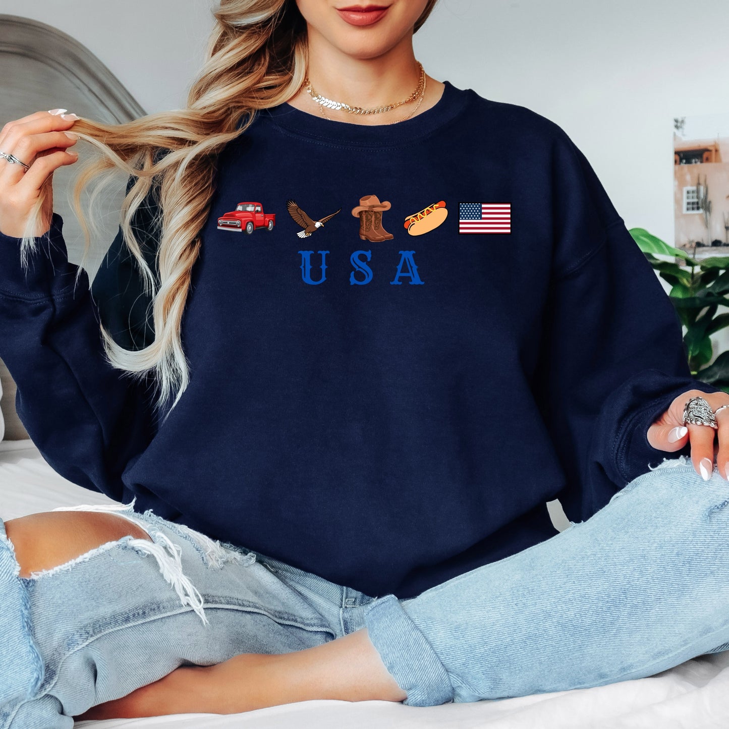 All-American Vibes Crewneck