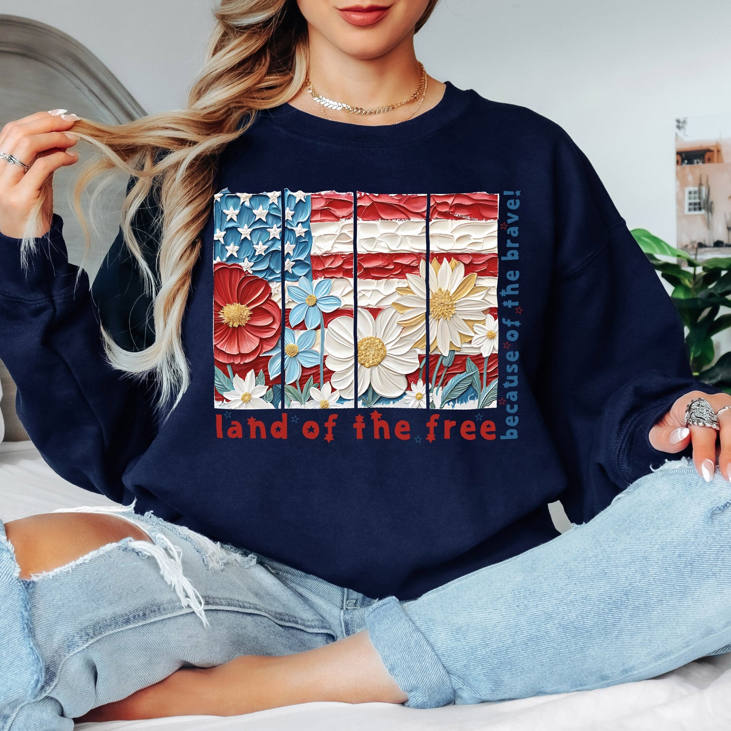 Land of the free Crewneck
