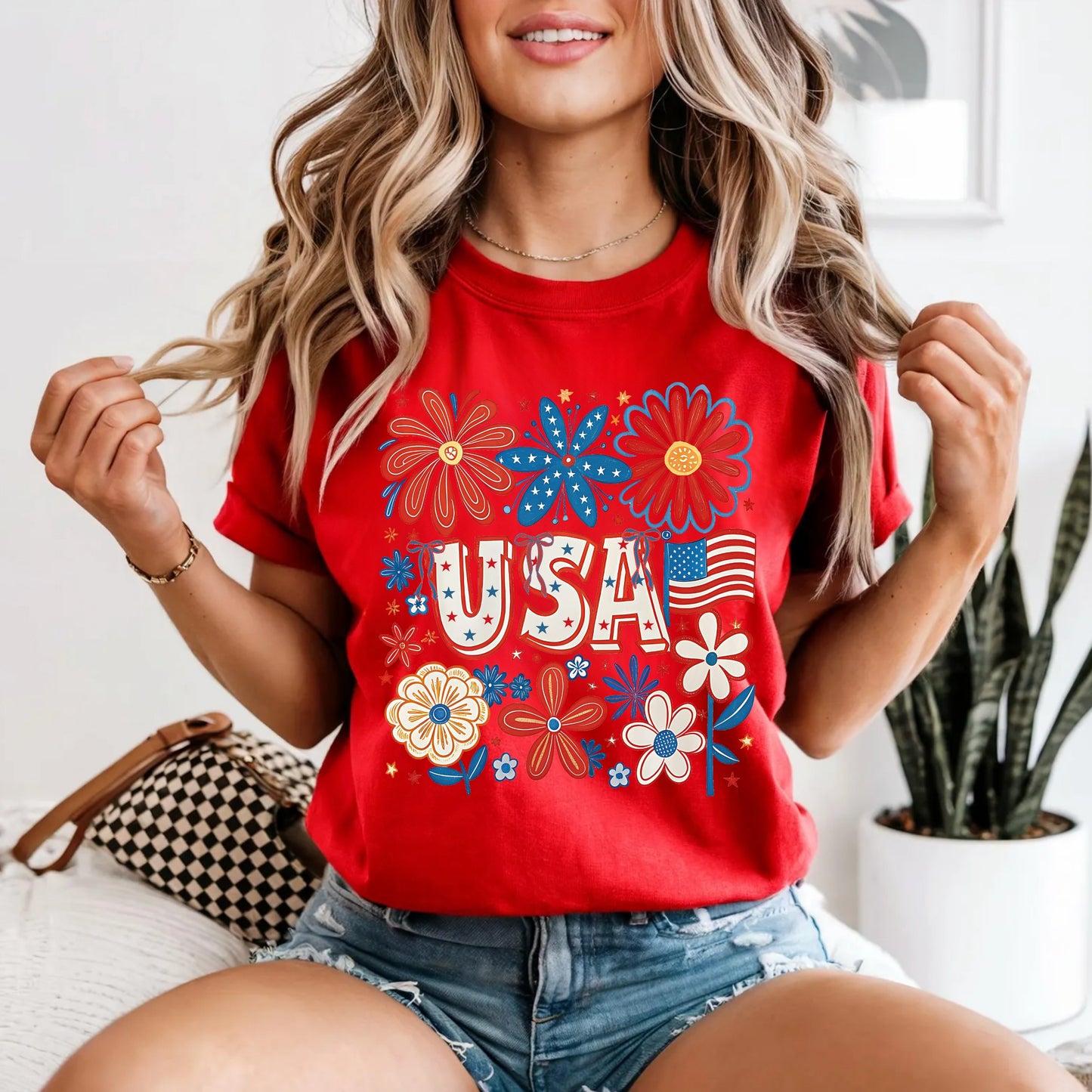 All - American Petals Tee