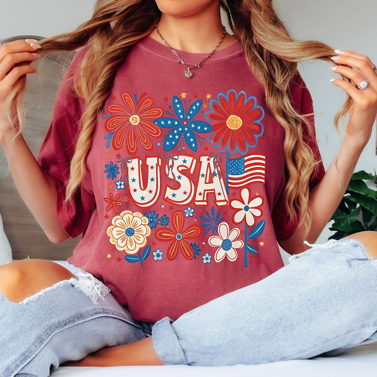 All - American Petals Tee