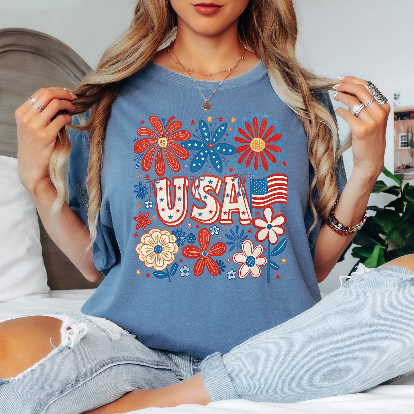All - American Petals Tee