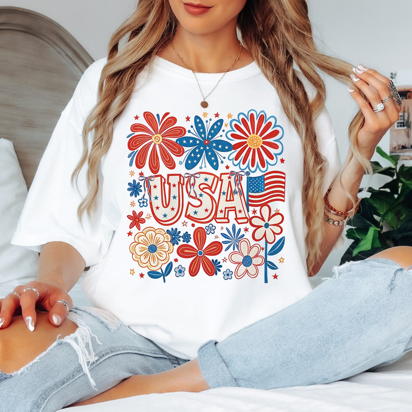 All - American Petals Tee