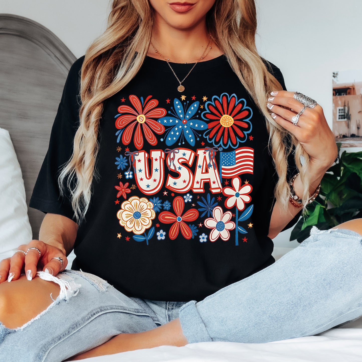 All - American Petals Tee