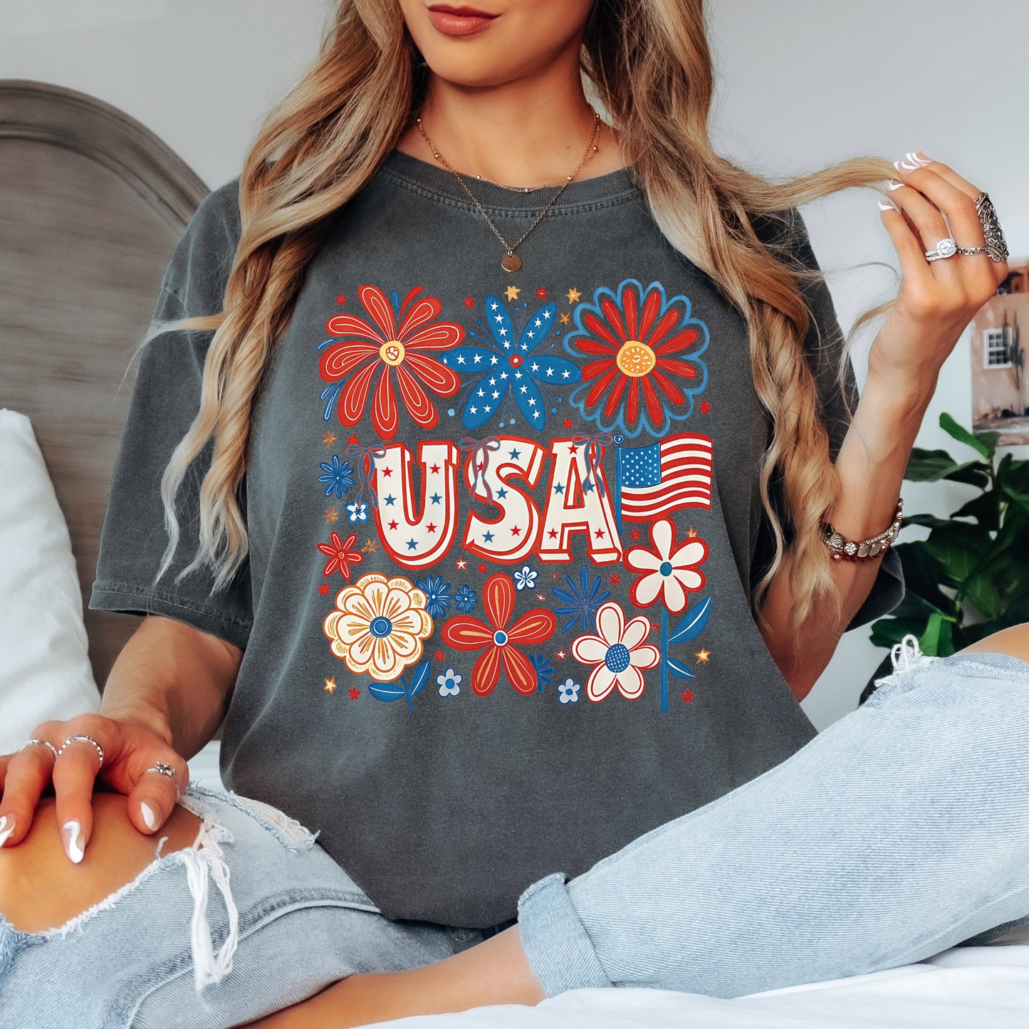 All - American Petals Tee