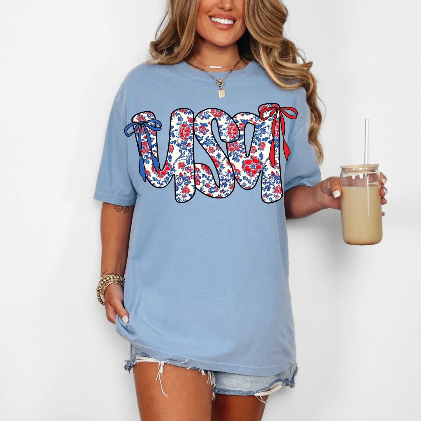 Blooming USA Tee