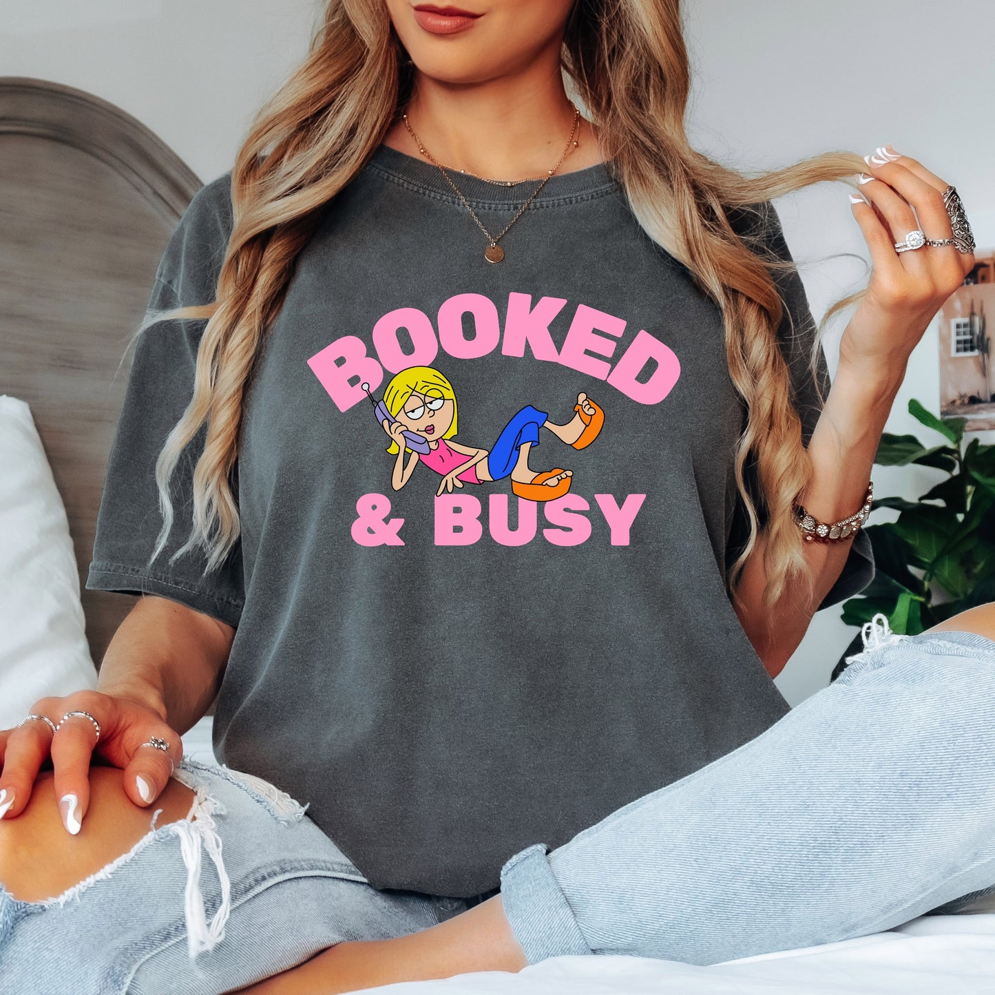 Booked & Busy Tee