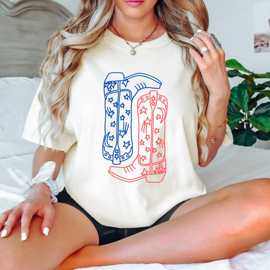 Red, White & Rodeo Tee
