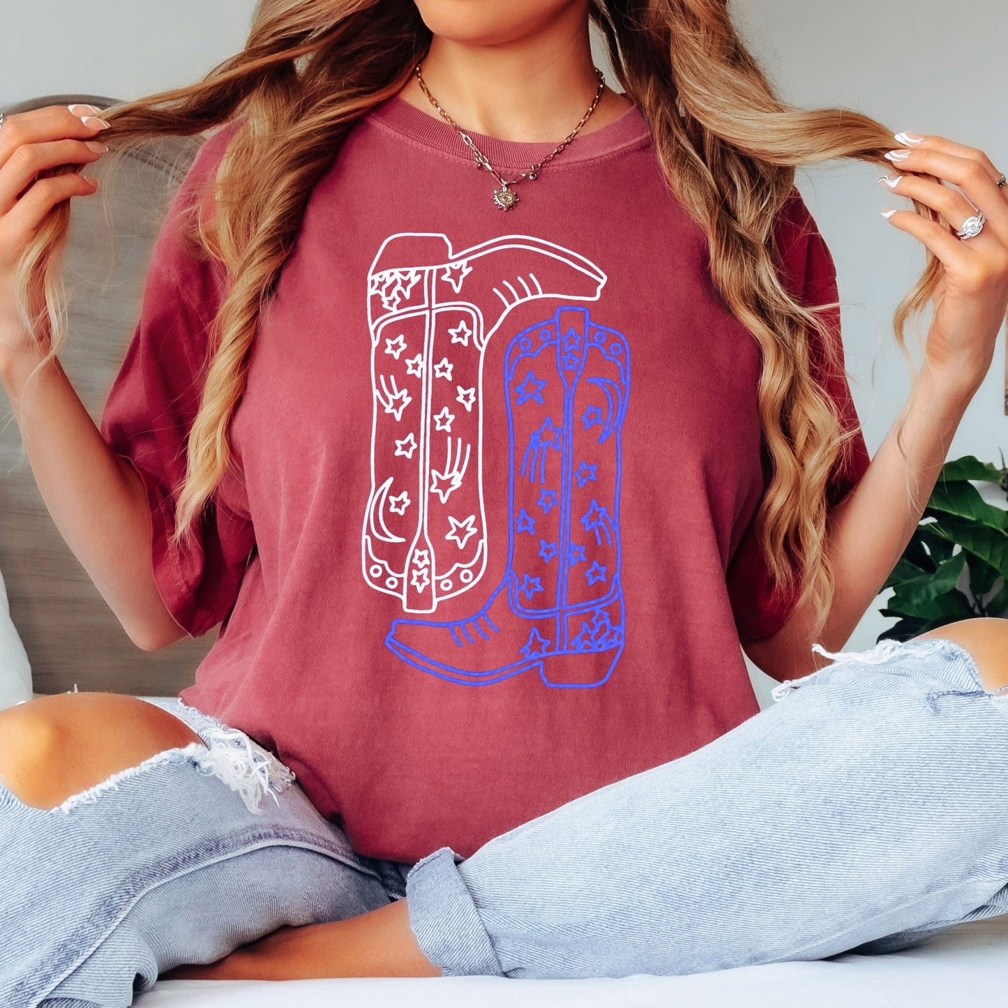 Red, White & Rodeo Tee