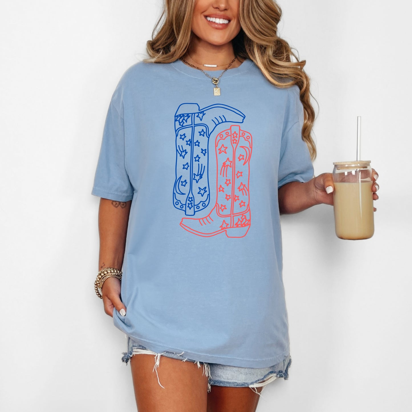 Red, White & Rodeo Tee