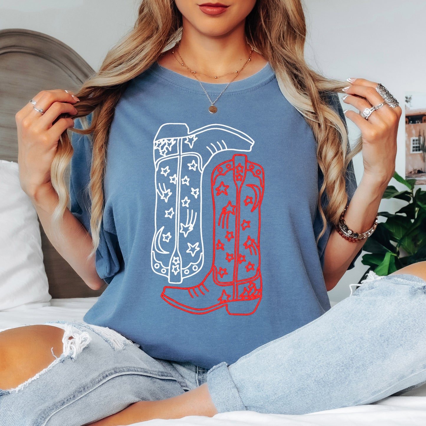 Red, White & Rodeo Tee