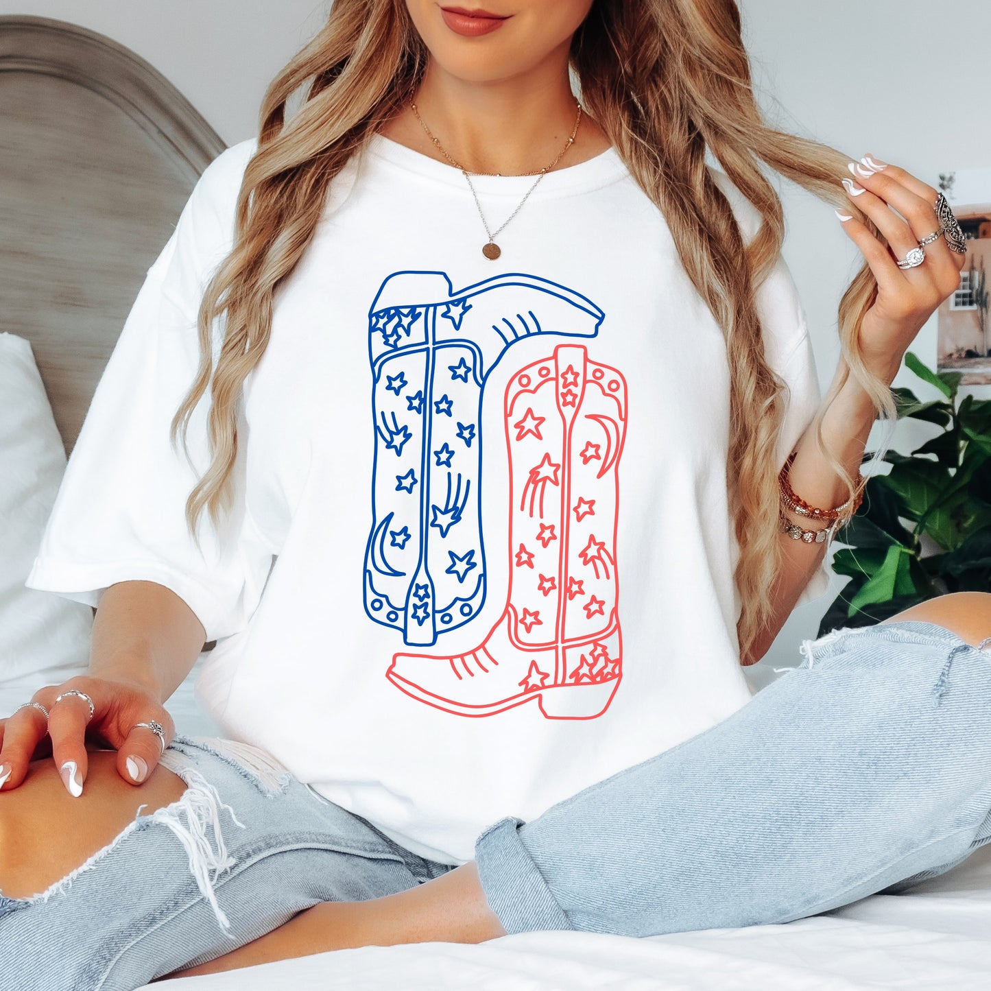 Red, White & Rodeo Tee