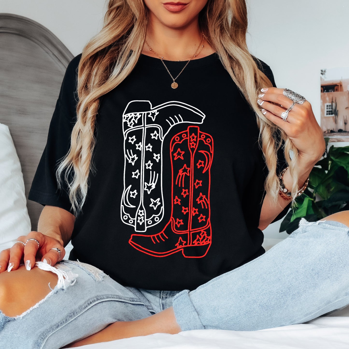 Red, White & Rodeo Tee