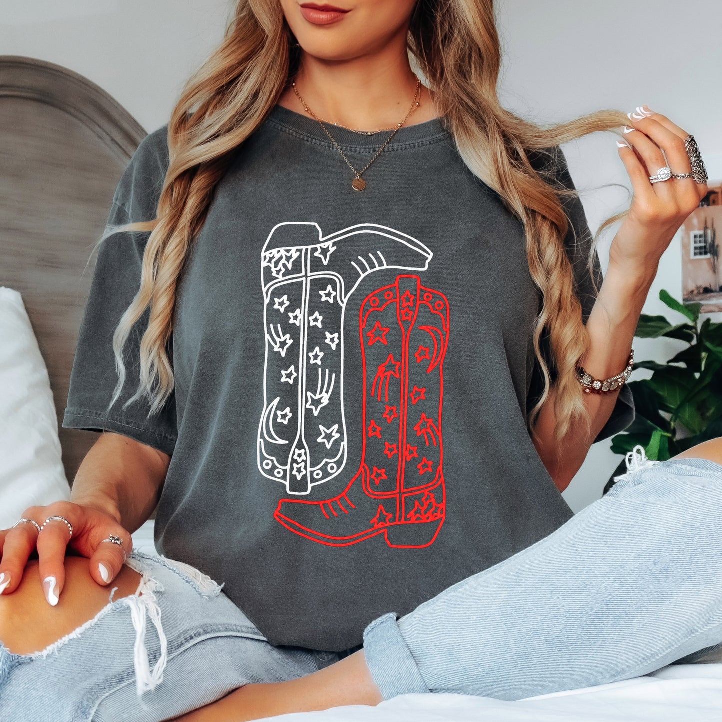 Red, White & Rodeo Tee
