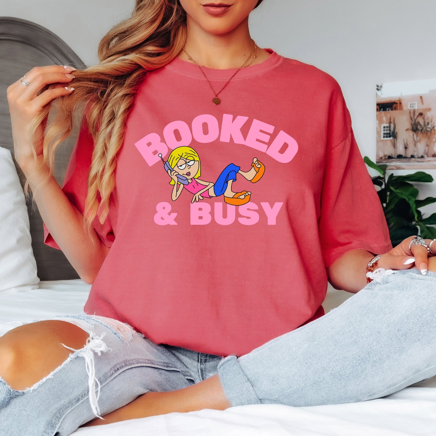 Booked & Busy Tee