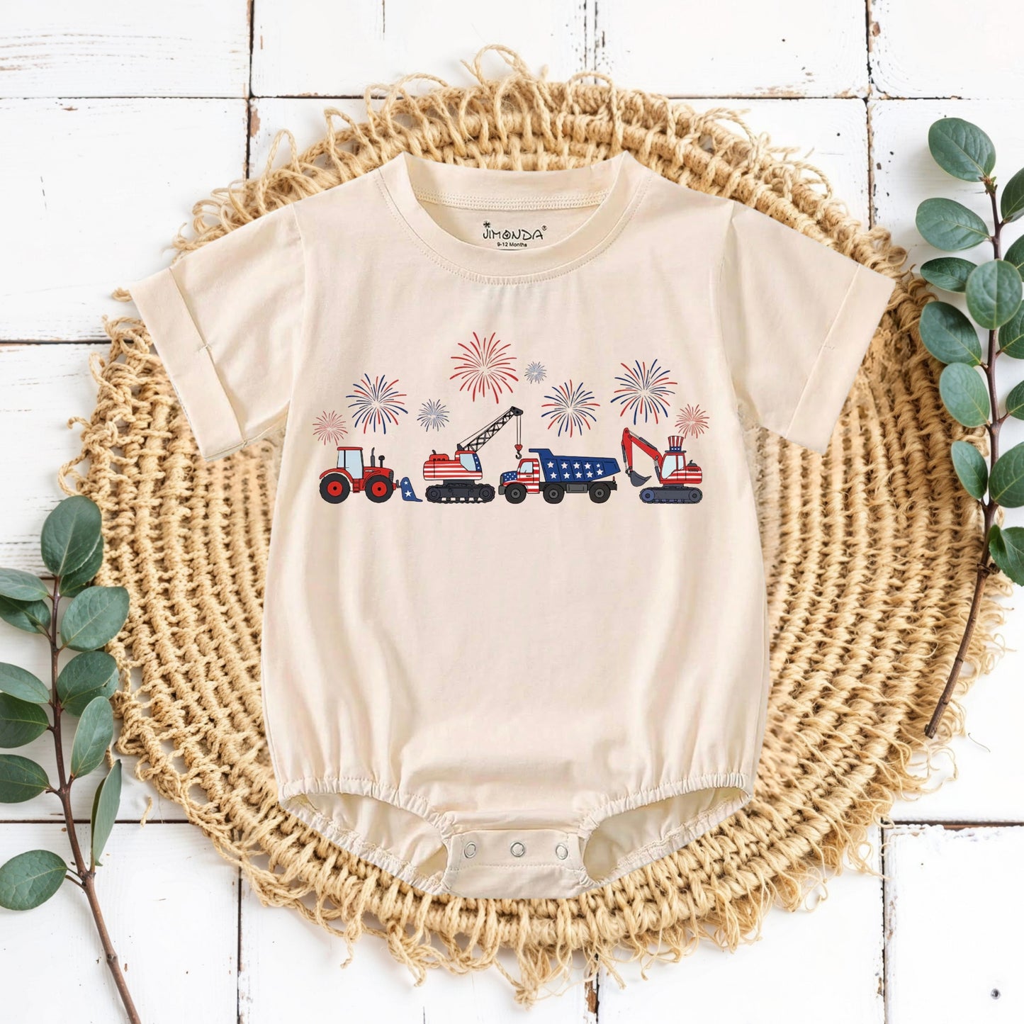 Red, White & Build ( kids tees, crewnecks & bubble rompers )