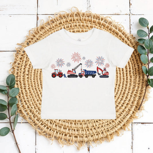 Red, White & Build ( kids tees, crewnecks & bubble rompers )