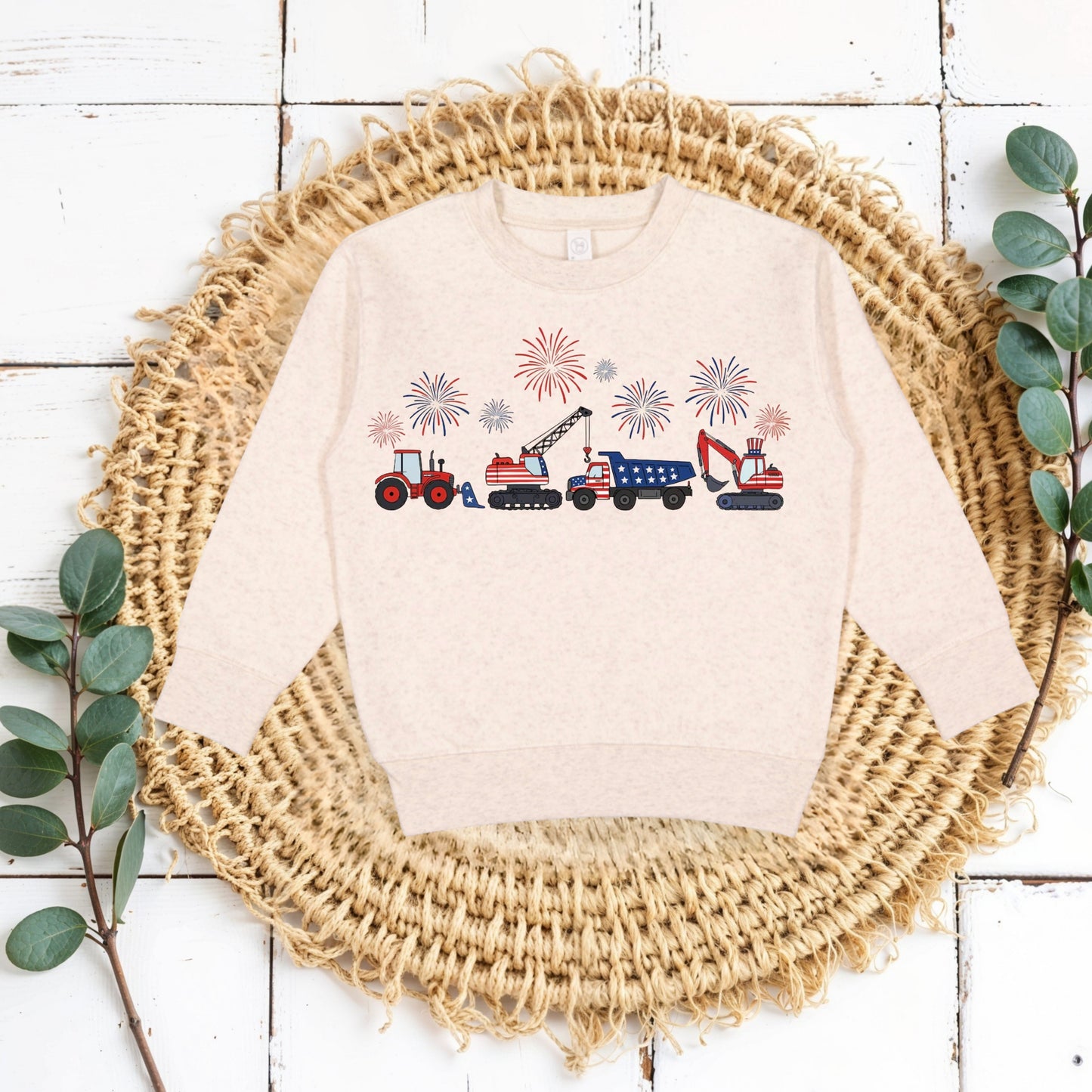 Red, White & Build ( kids tees, crewnecks & bubble rompers )