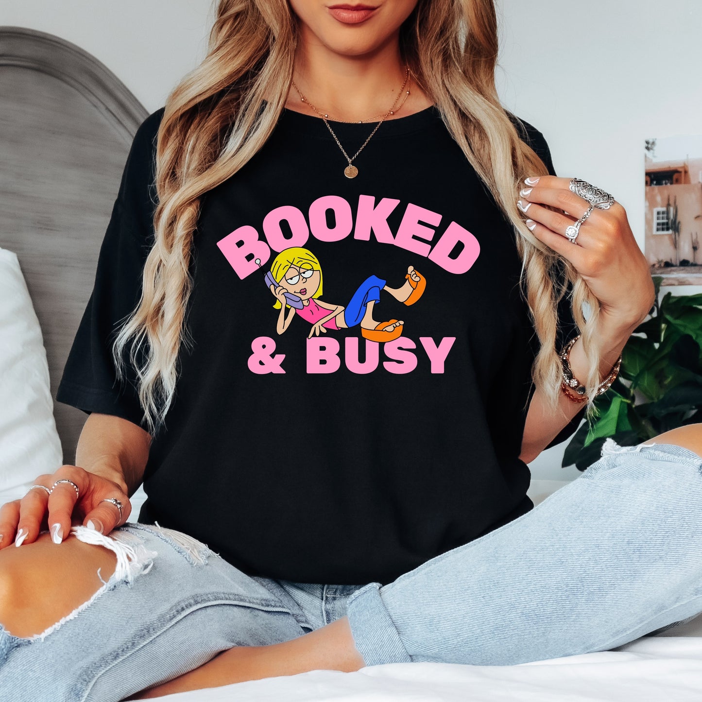 Booked & Busy Tee