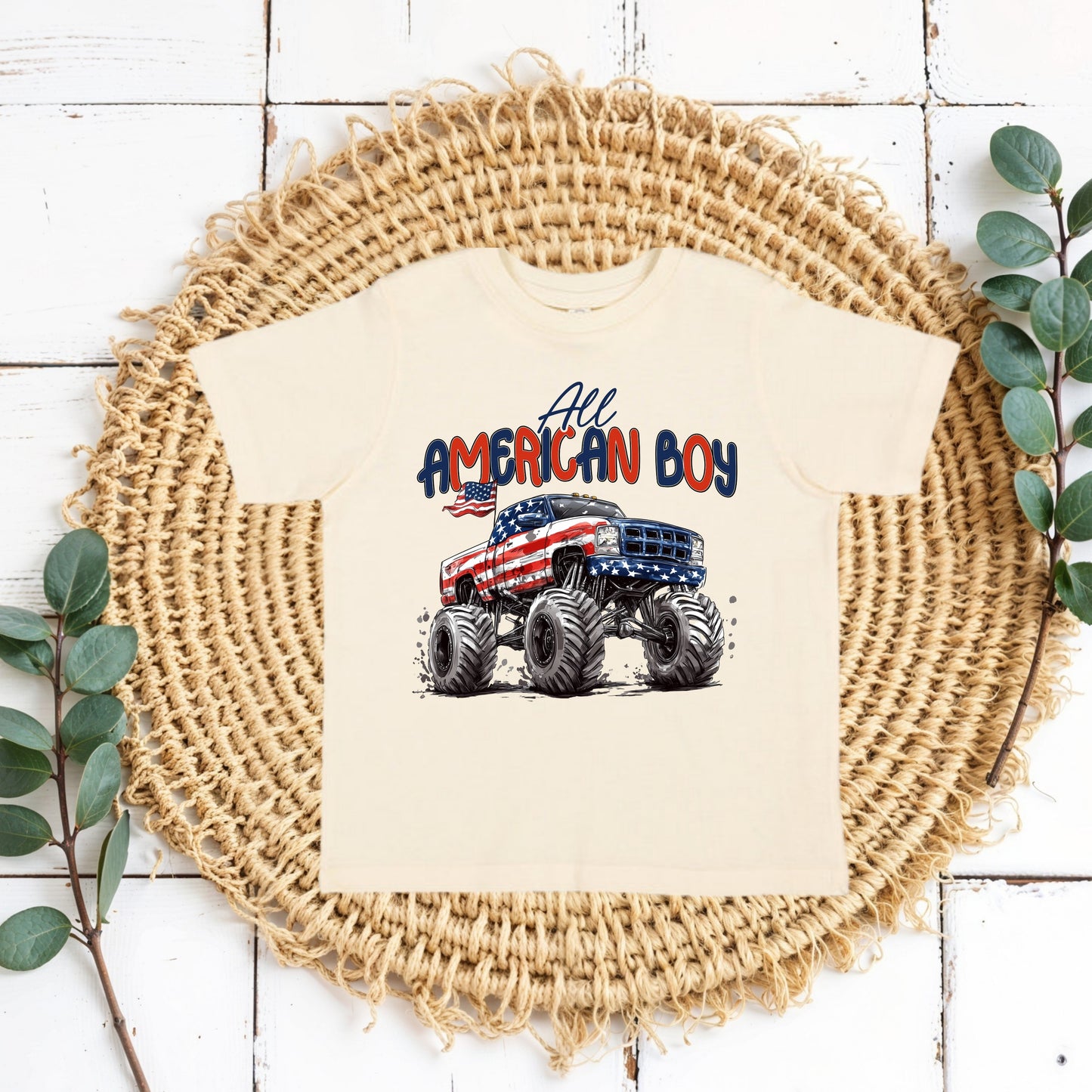 All-American Boy ( kids tees, crewnecks & bubble rompers )