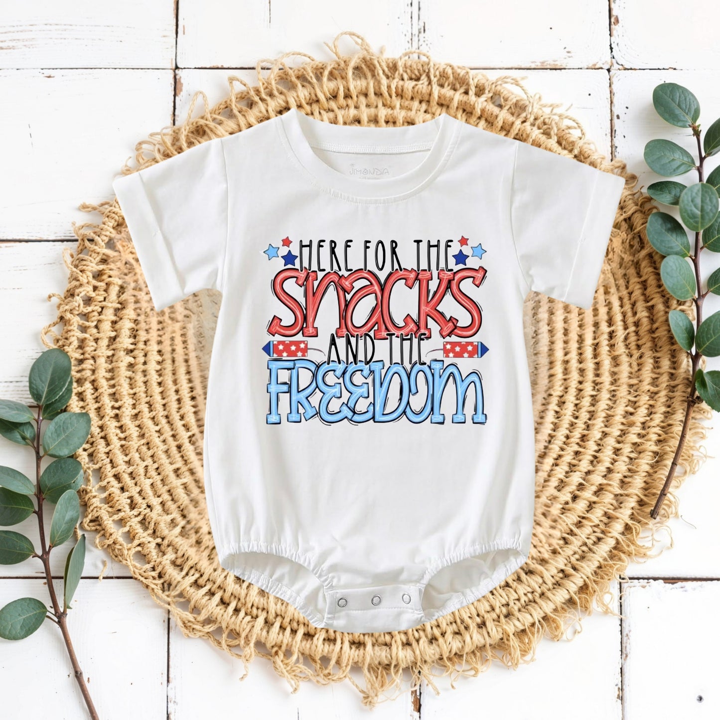 Here for the snacks ( kids tees, crewnecks & bubble rompers )