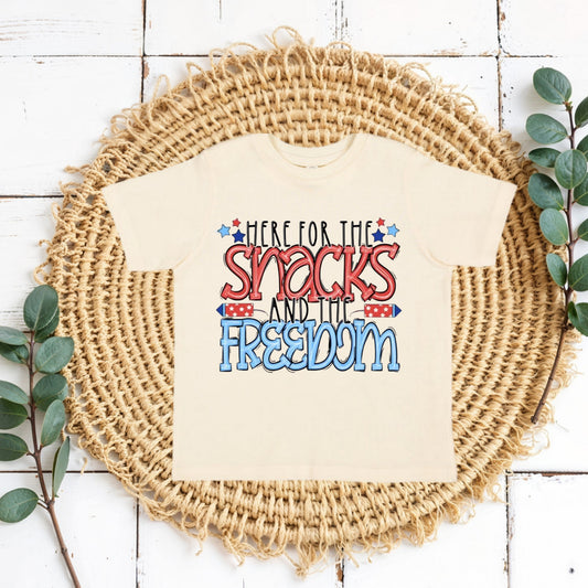 Here for the snacks ( kids tees, crewnecks & bubble rompers )