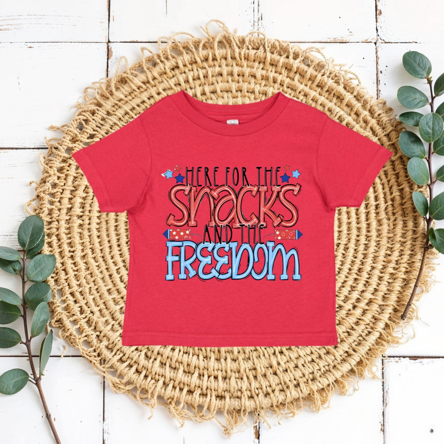 Here for the snacks ( kids tees, crewnecks & bubble rompers )