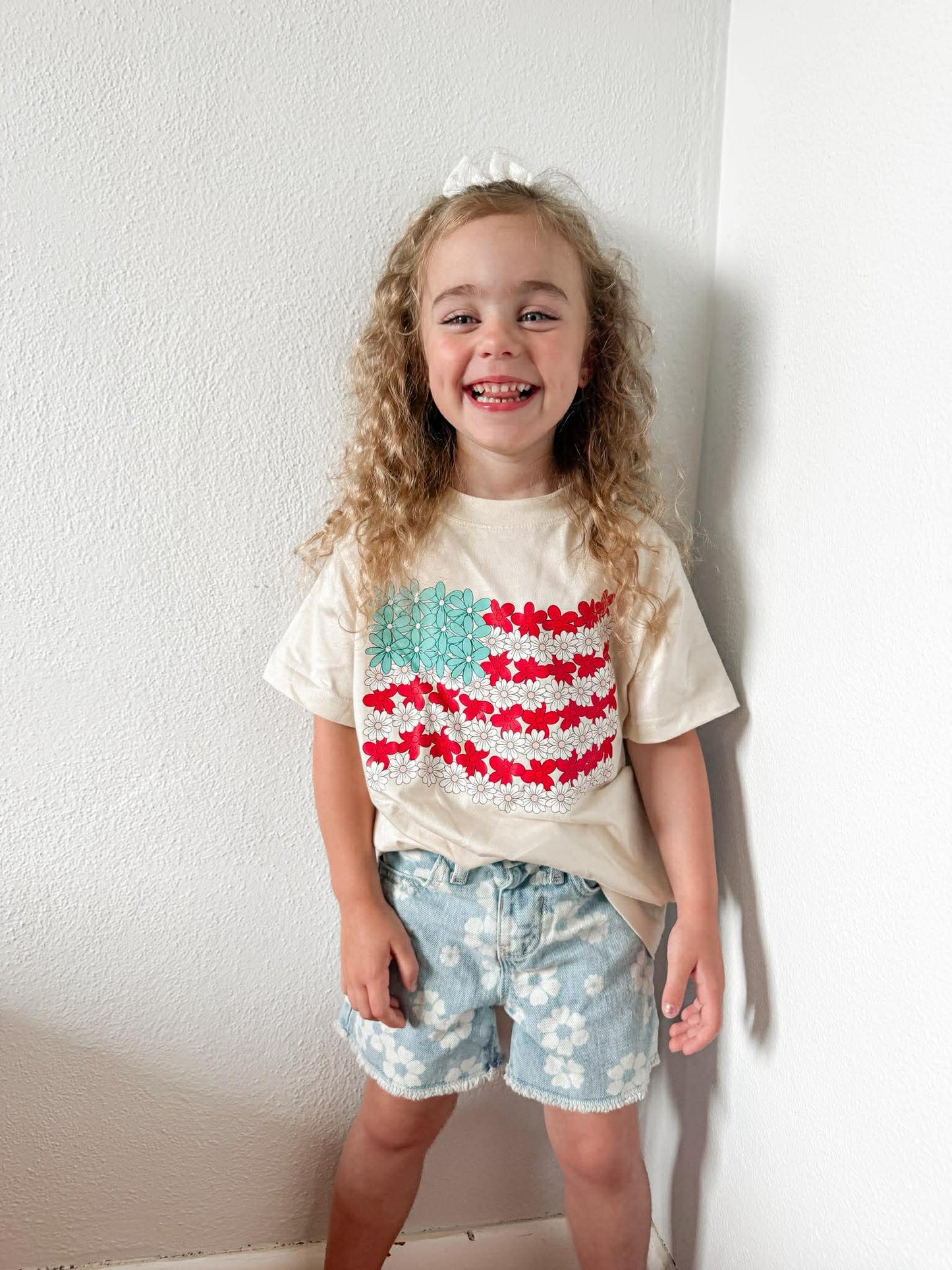 Freedom in Full Bloom ( kids tees, crewnecks & bubble rompers )