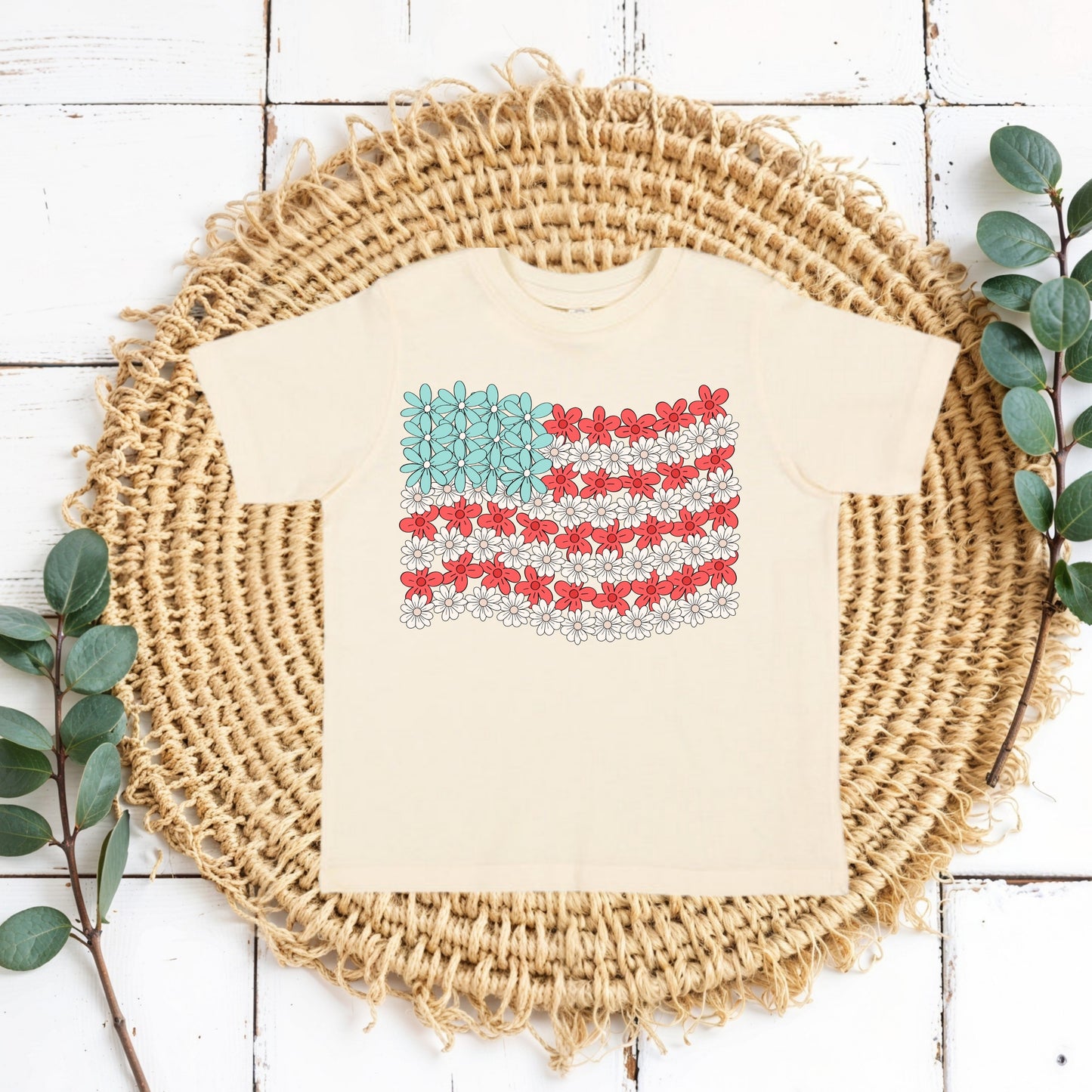Freedom in Full Bloom ( kids tees, crewnecks & bubble rompers )