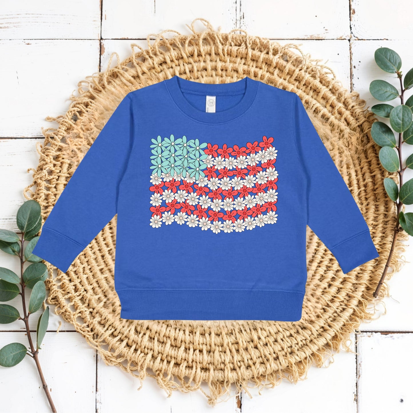 Freedom in Full Bloom ( kids tees, crewnecks & bubble rompers )