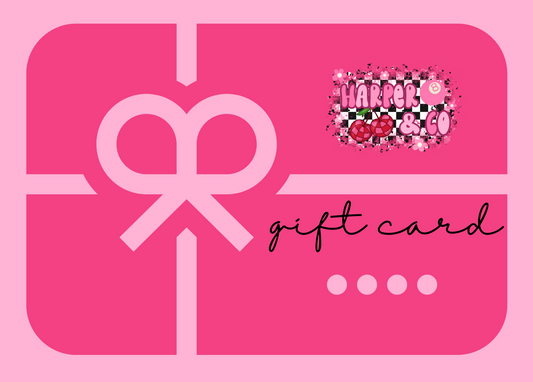Harper and Co gift card